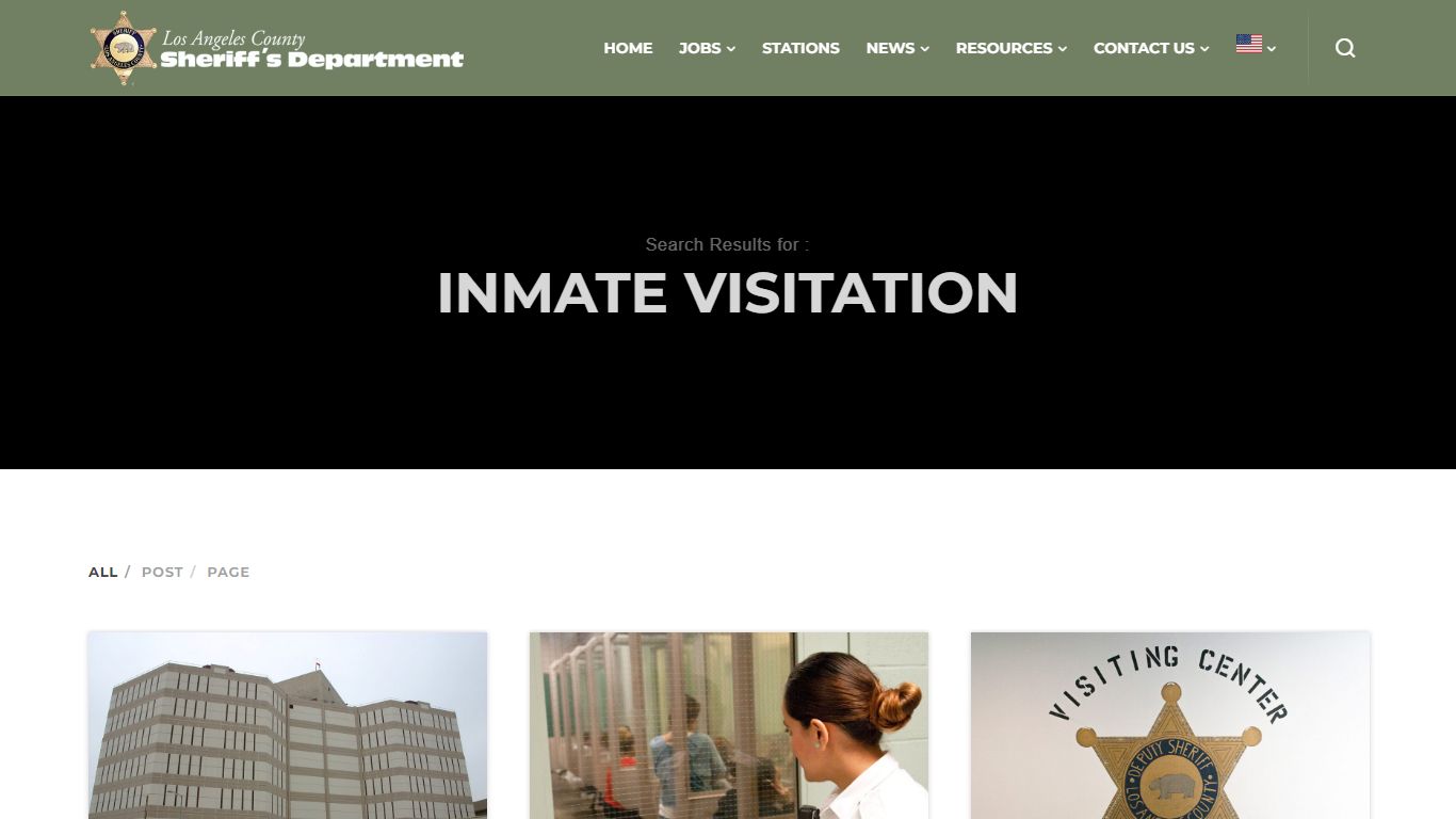 inmate visitation - Los Angeles County Sheriff's Department